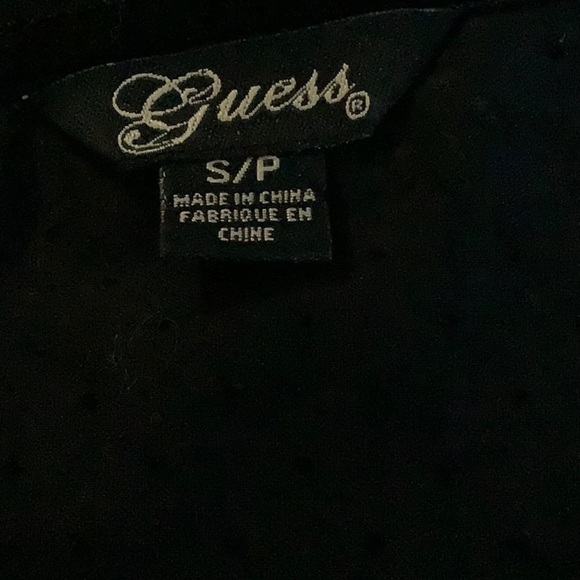 GUESS blouse with ruffle front. Size S - Picture 4 of 7